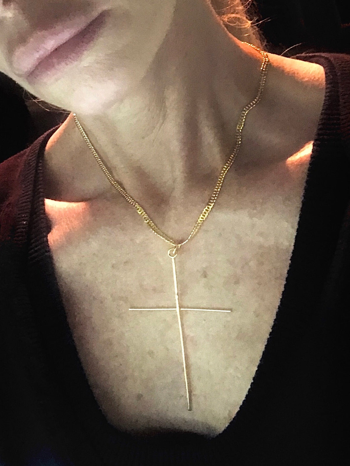Collar Cruz Oro